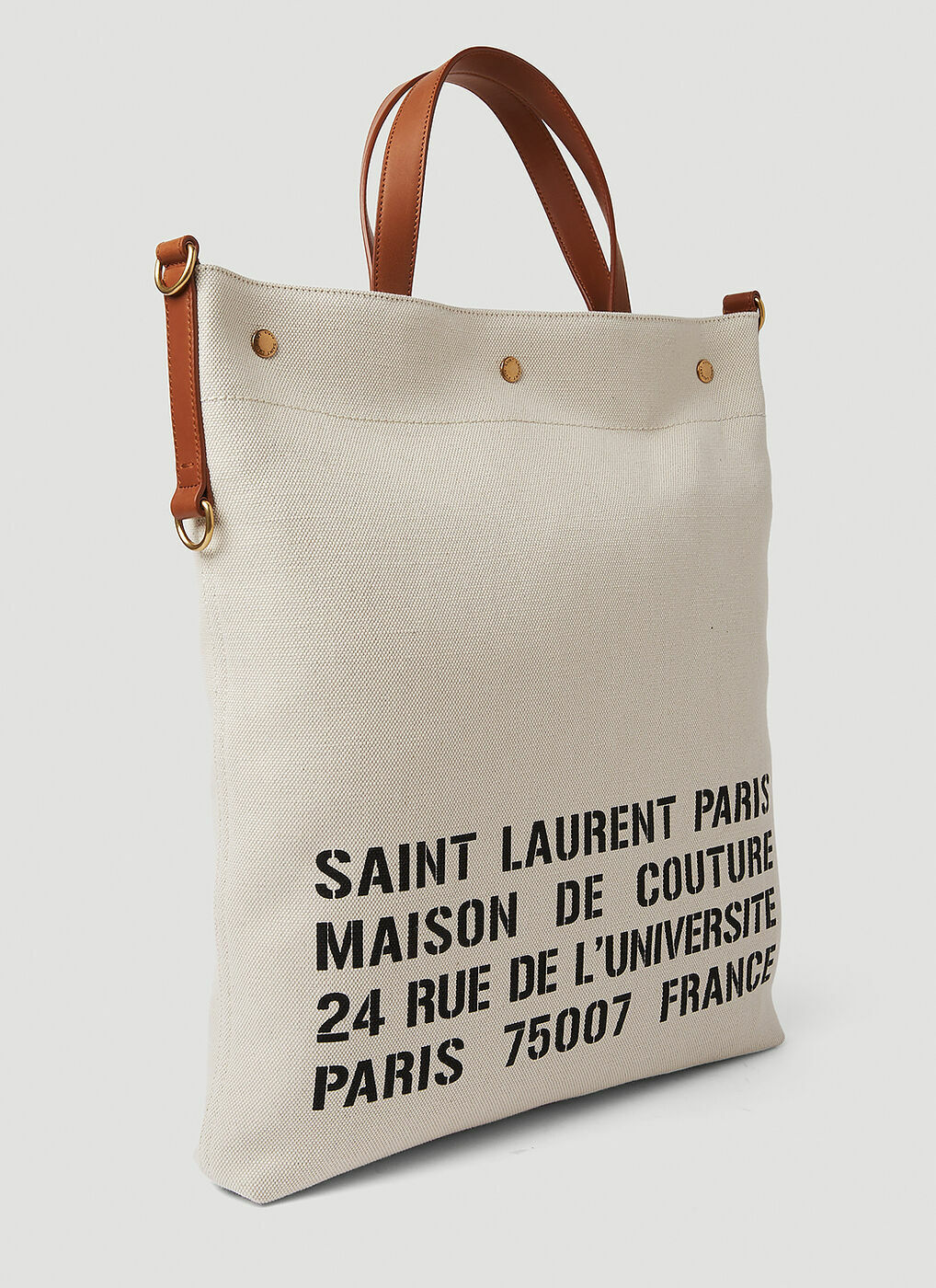 Universite Tote Bag in Cream Saint Laurent