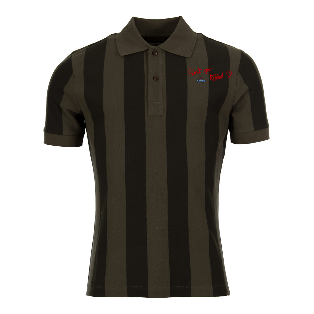 Polo Shirt - Green Stripe Vivienne Westwood