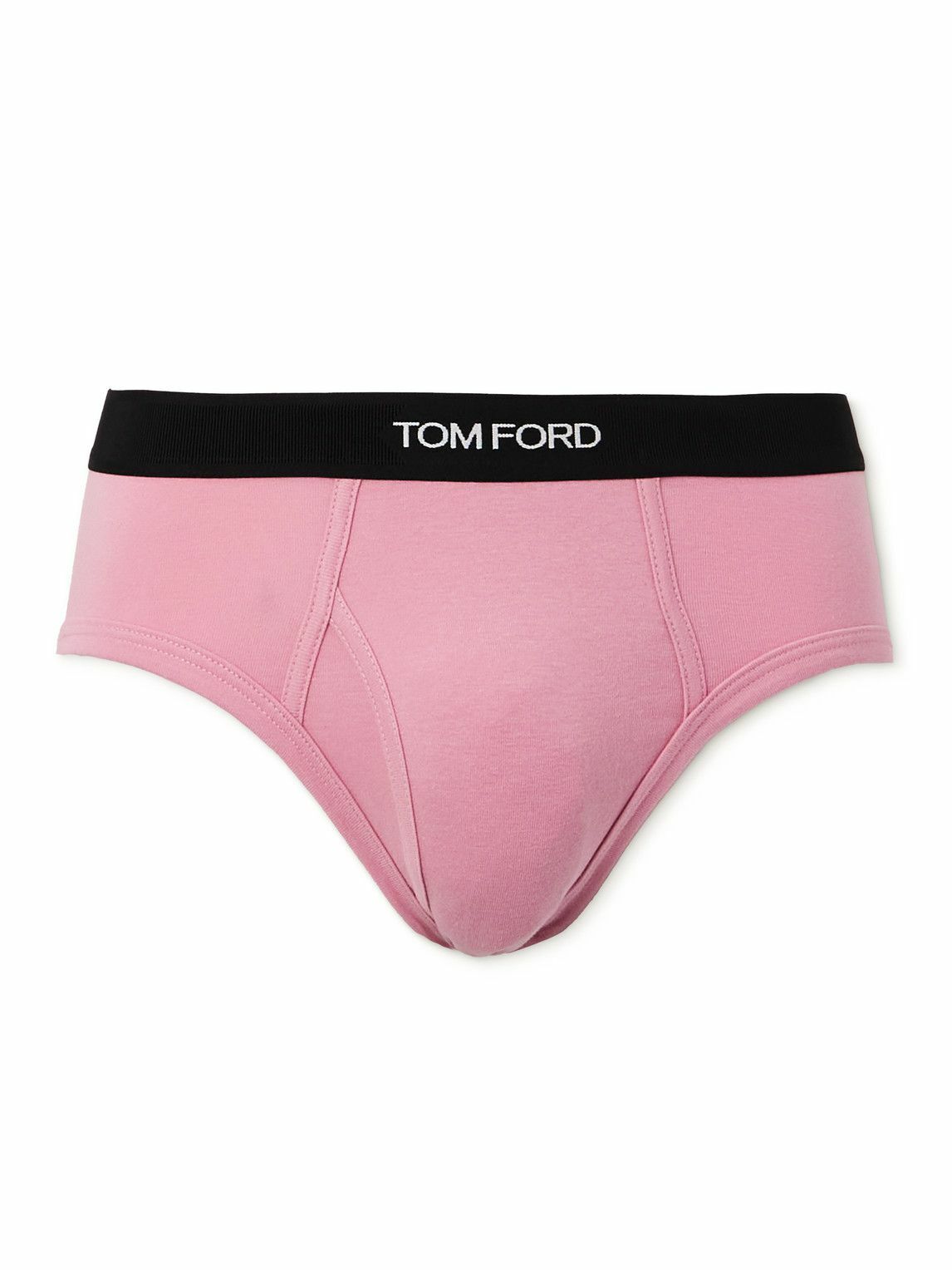 TOM FORD - Stretch-Cotton Briefs - Pink TOM FORD