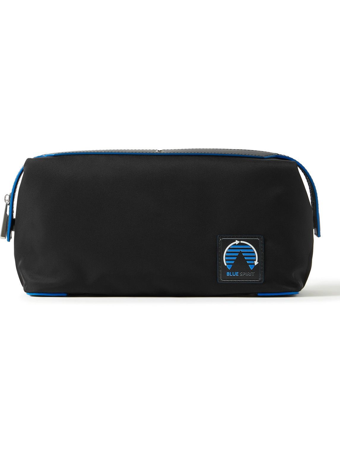 Montblanc - Blue Spirit Leather-Trimmed ECONYL Wash Bag Montblanc