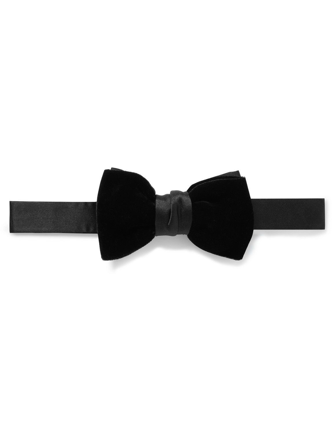 Lanvin - Pre-Tied Velvet and Silk Bow Tie Lanvin