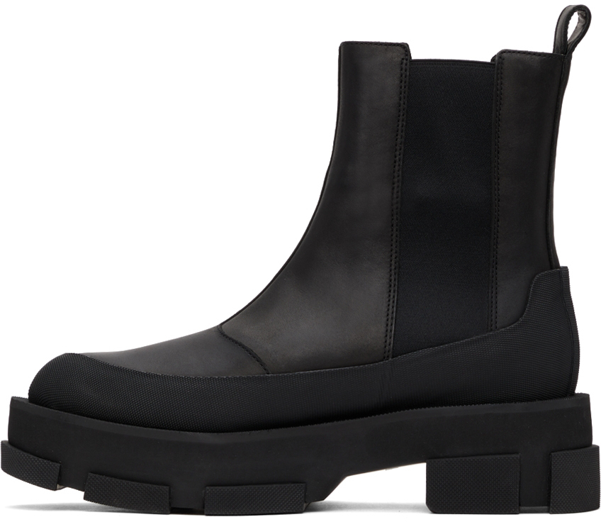 both Black Platform Gao Chelsea Boots