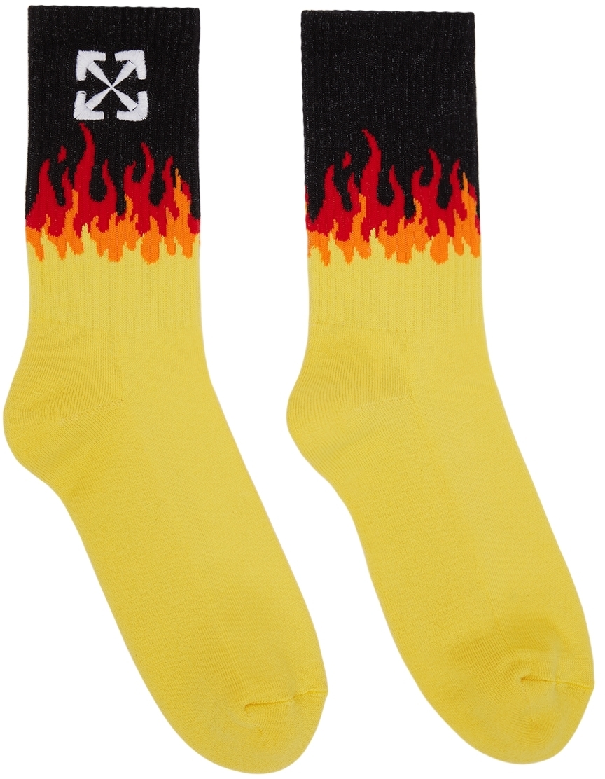 Photo: Off-White Yellow Arrow Socks