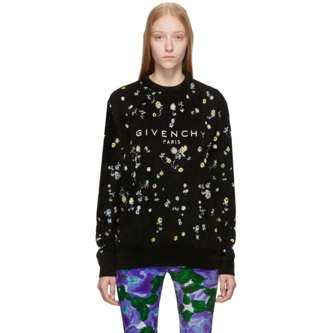 givenchy floral sweatshirt