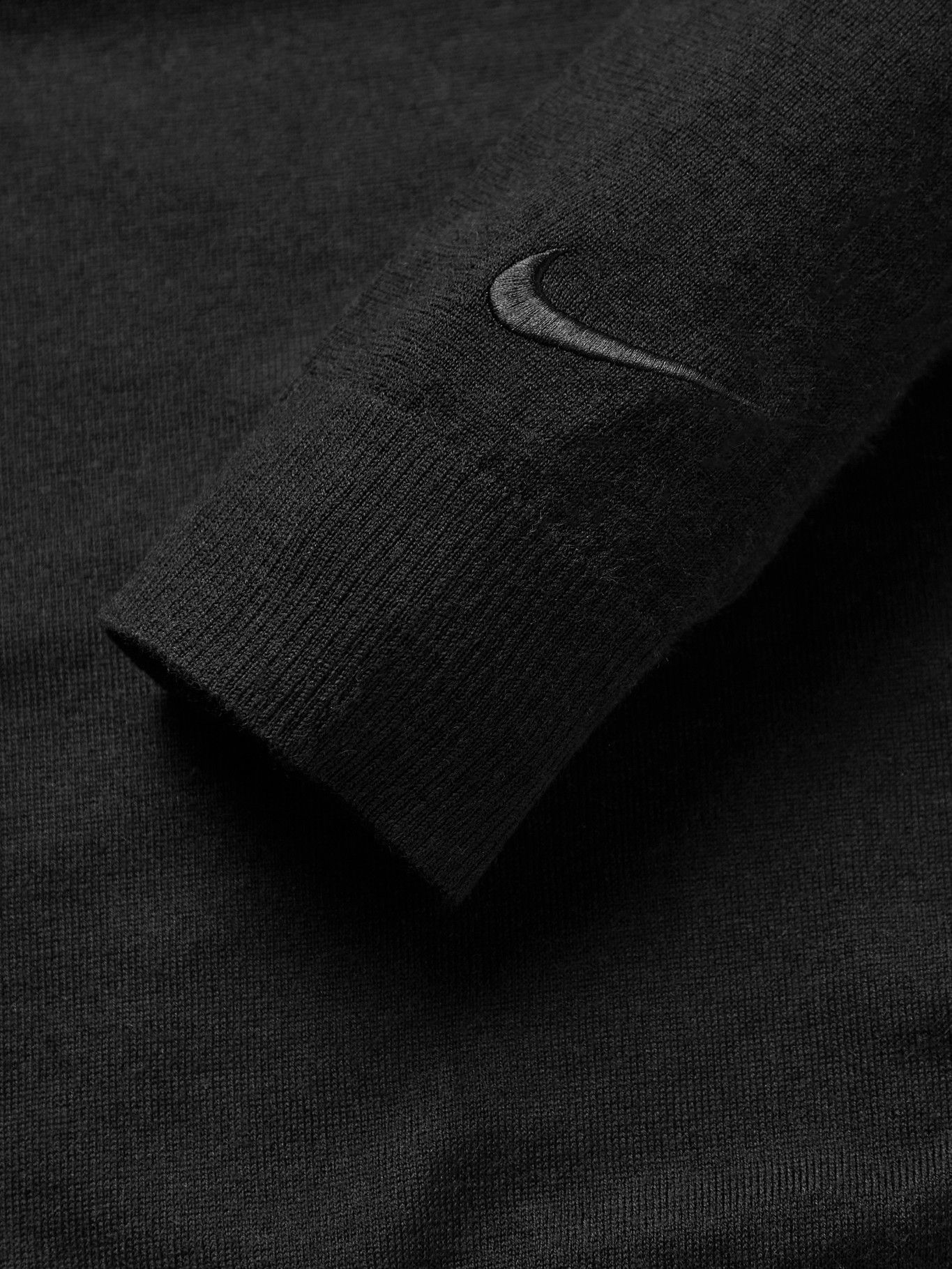 black nike golf sweater