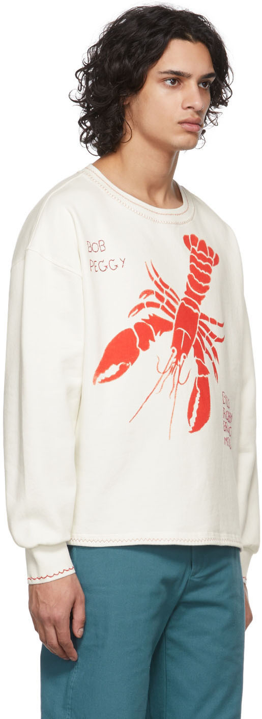 anthro lobster sweater