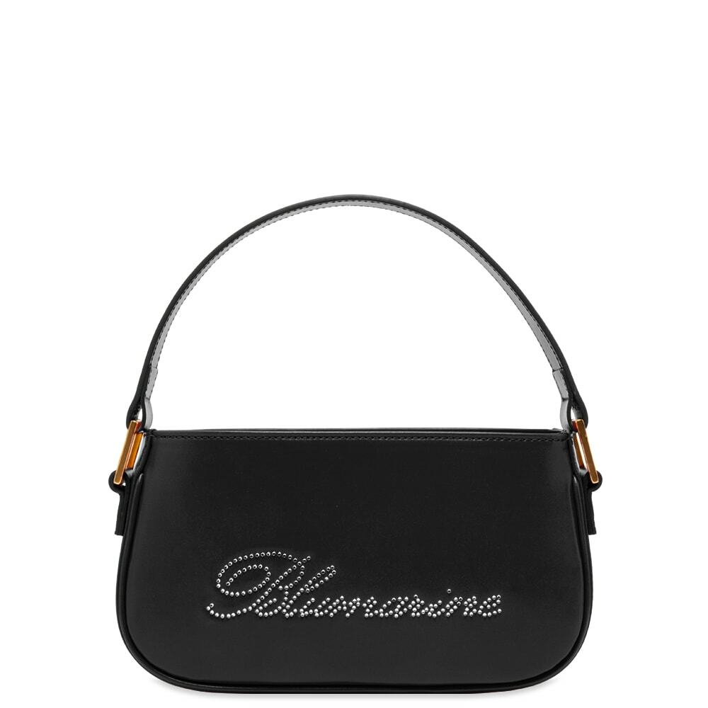 Blumarine Crystal Logo Leather Bag Blumarine