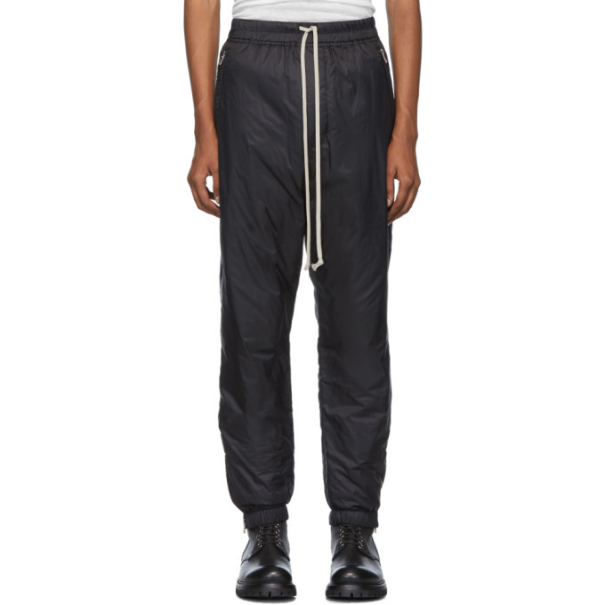 Rick Owens Black Track Pants Rick Owens