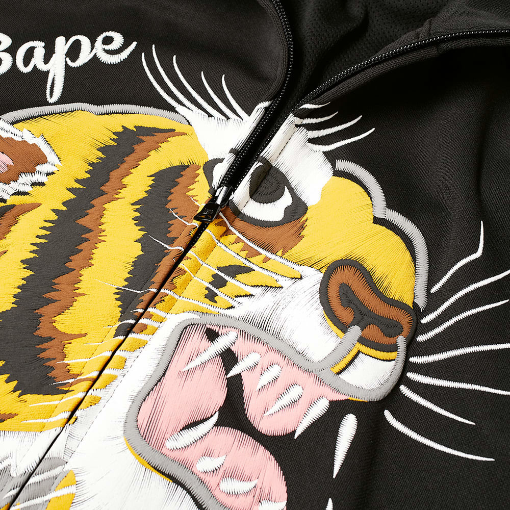 bape tiger embroidery reversible light bomber