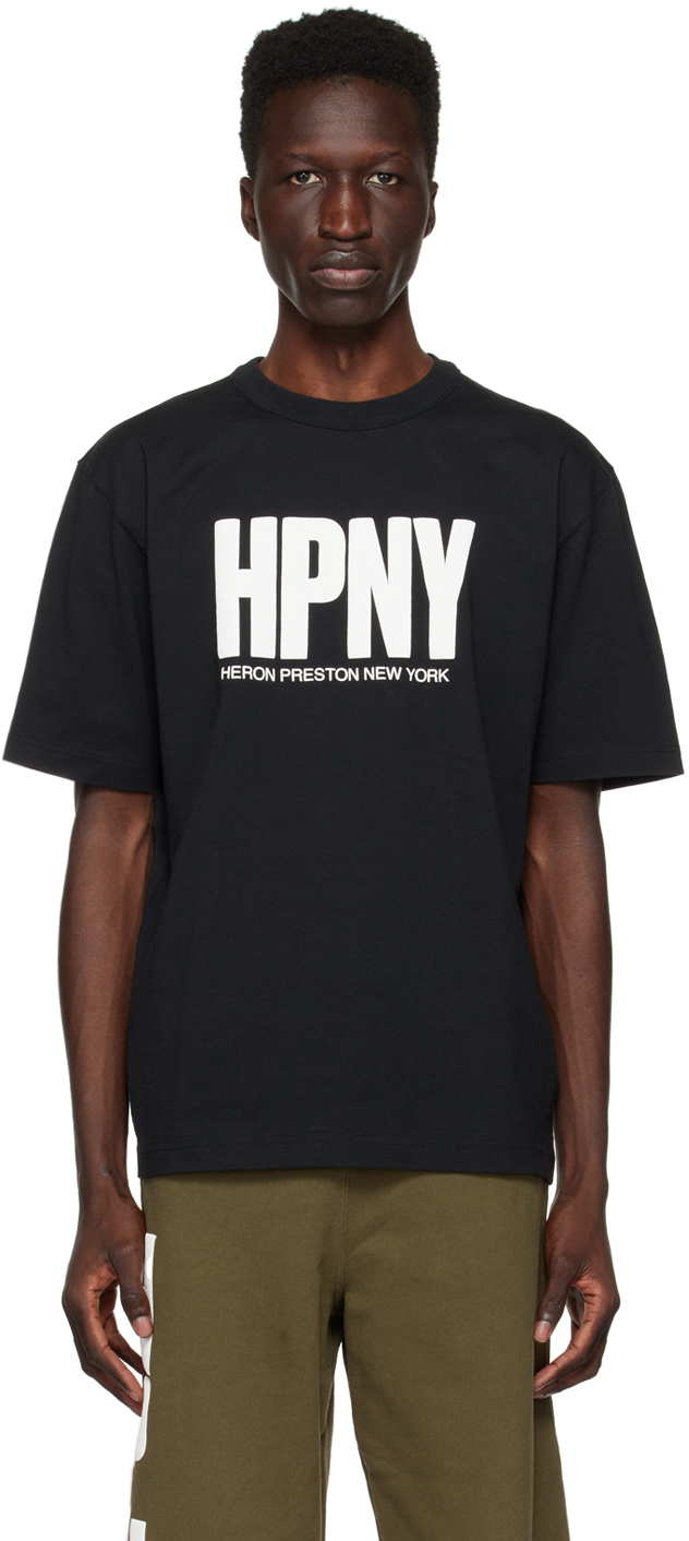 Heron Preston Black HPNY T-Shirt Heron Preston