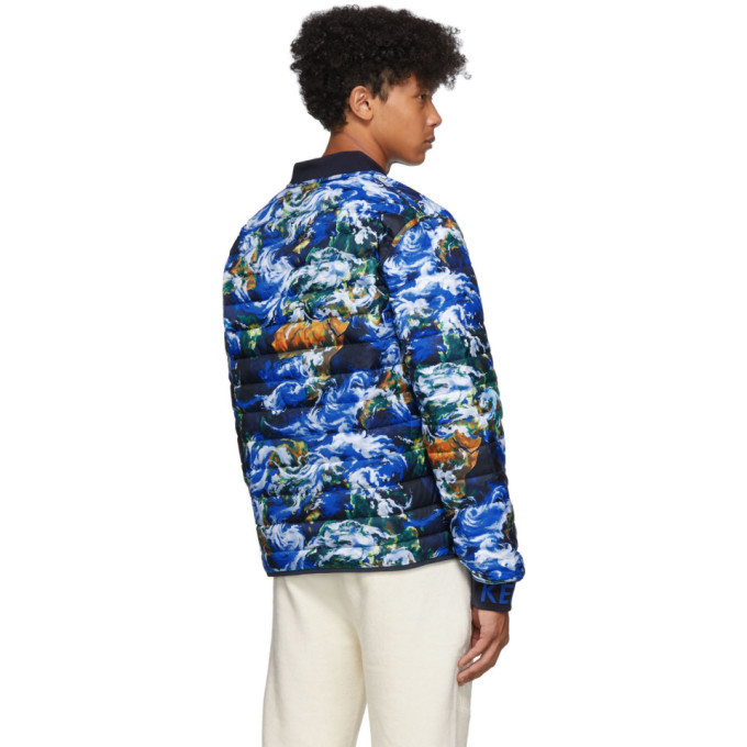 kenzo blue puffer jacket