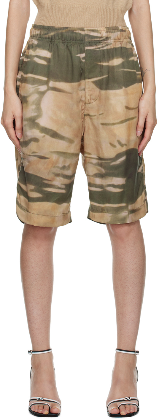 Diesel Khaki Tool Shorts Diesel