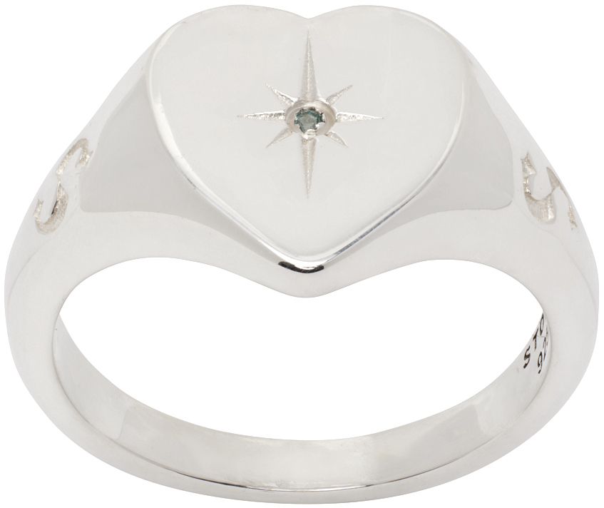 Stolen Girlfriends Club Silver Love Star Ring Stolen Girlfriends Club