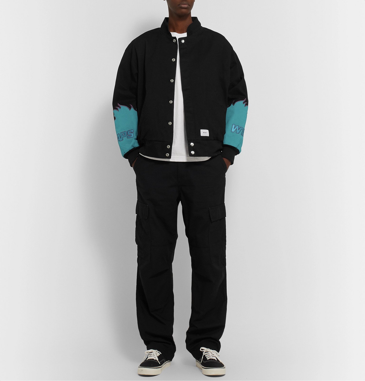 WTAPS◇ジャケット/1/コットン/BLK/201BRDT-JKM04/DRIFTERS