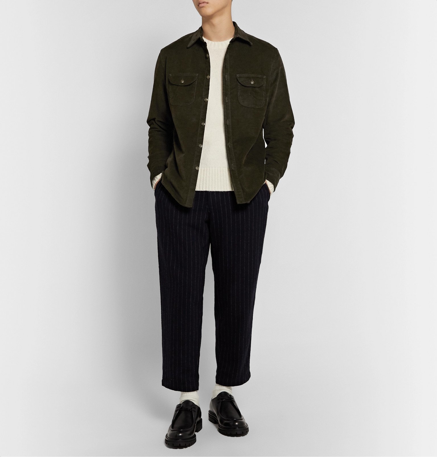 J crew stretch corduroy overshirt Clearance