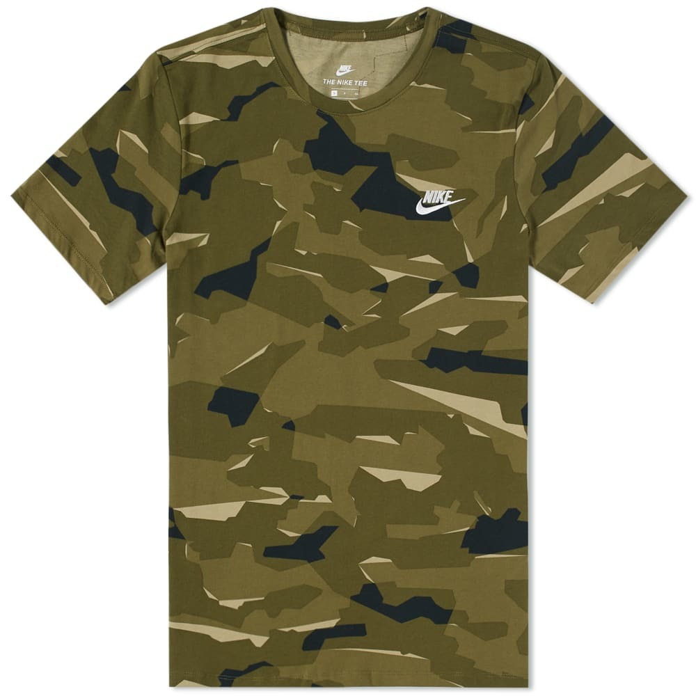 olive green nike shirt