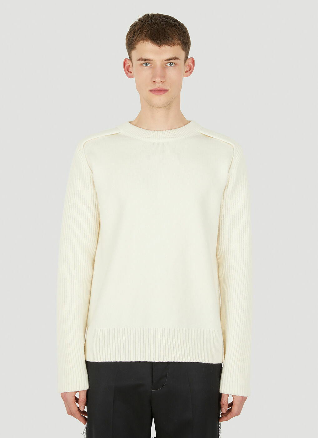 Photo: Ribbed Sweater in Cream