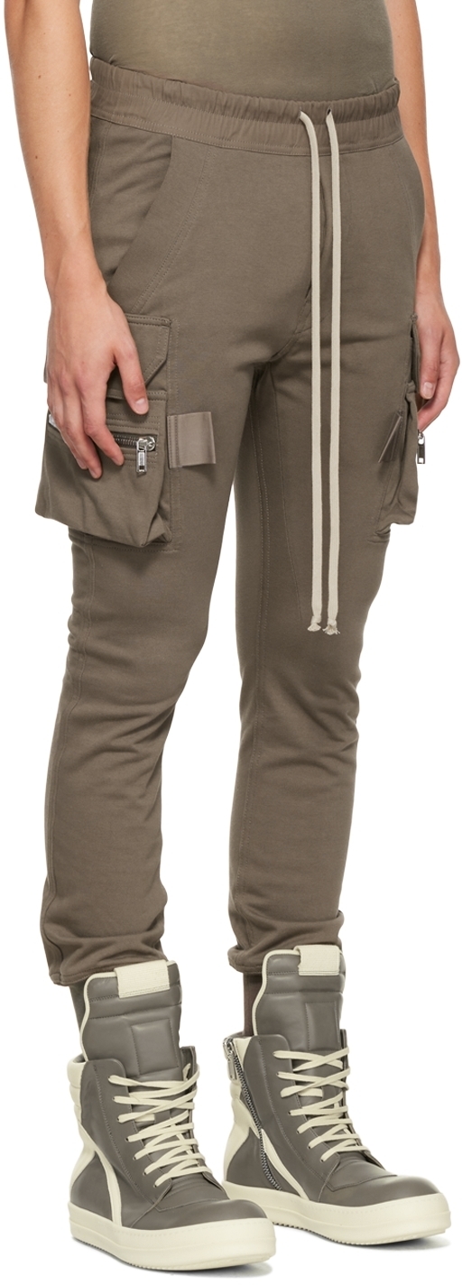 Rick Owens Gray Mastodon Cargo Pants