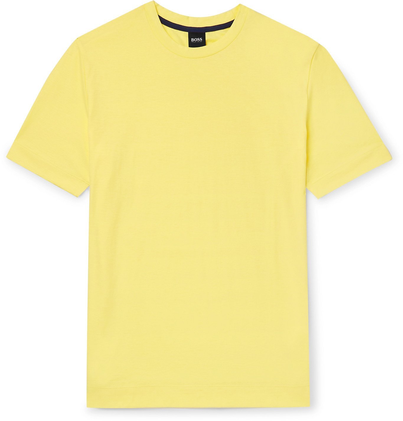 hugo boss yellow t shirt