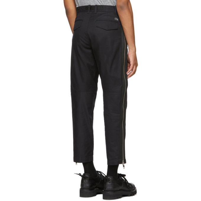 diesel black trousers