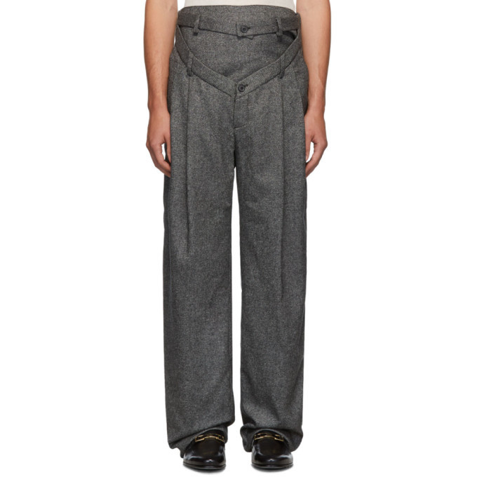 Y/Project Grey V-Cut Trousers Y/Project