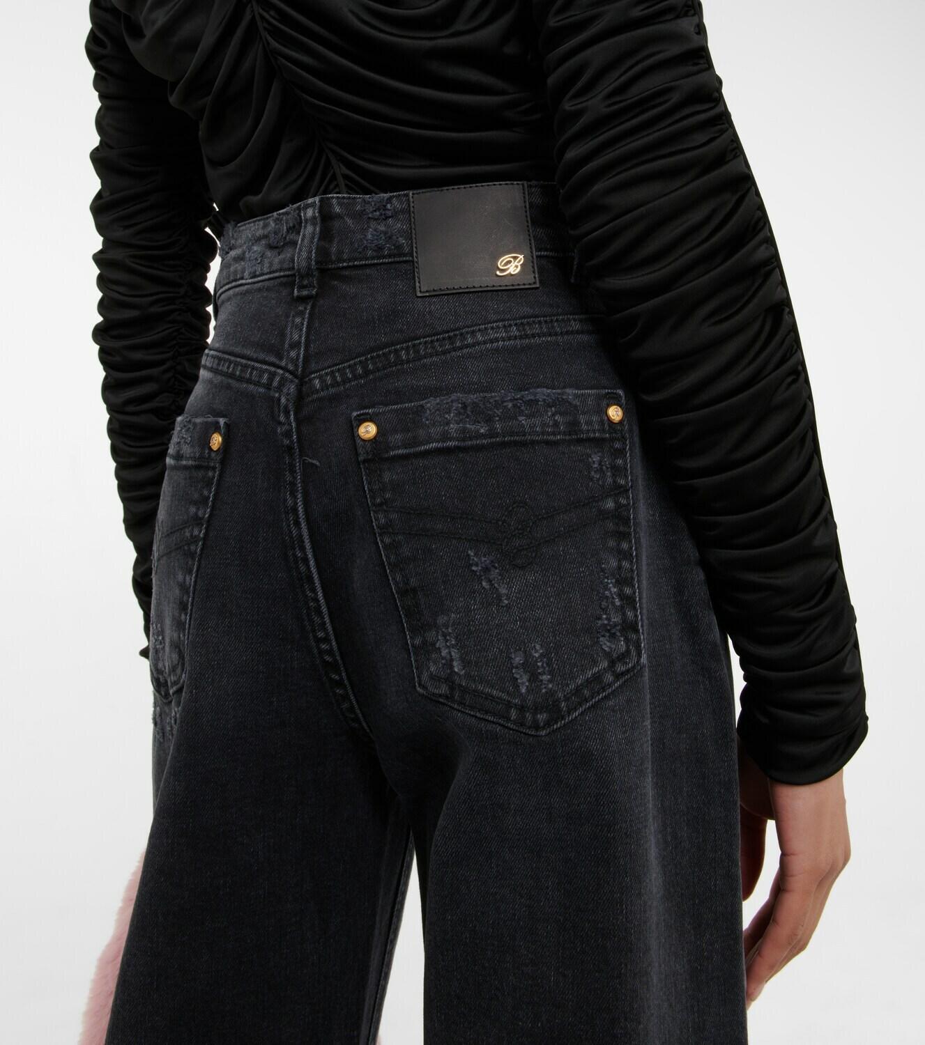 Blumarine Highrise straight jeans Blumarine