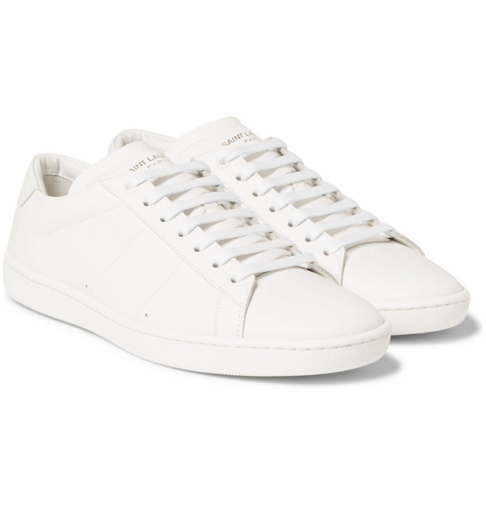 Saint Laurent - SL/01 Leather Sneakers - Men - White Saint Laurent