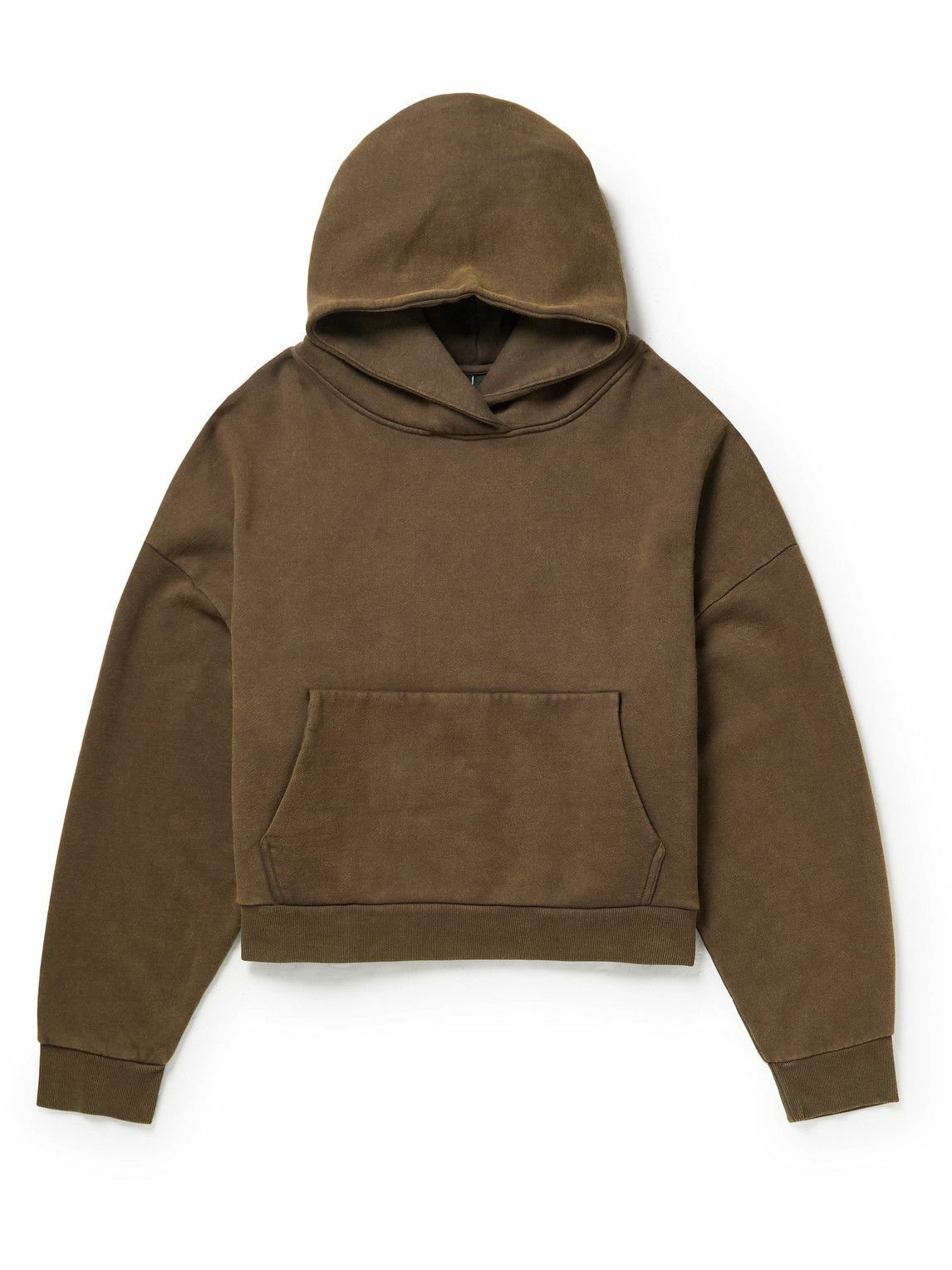 ENTIRE STUDIOS CottonJersey Hoodie Brown Entire Studios