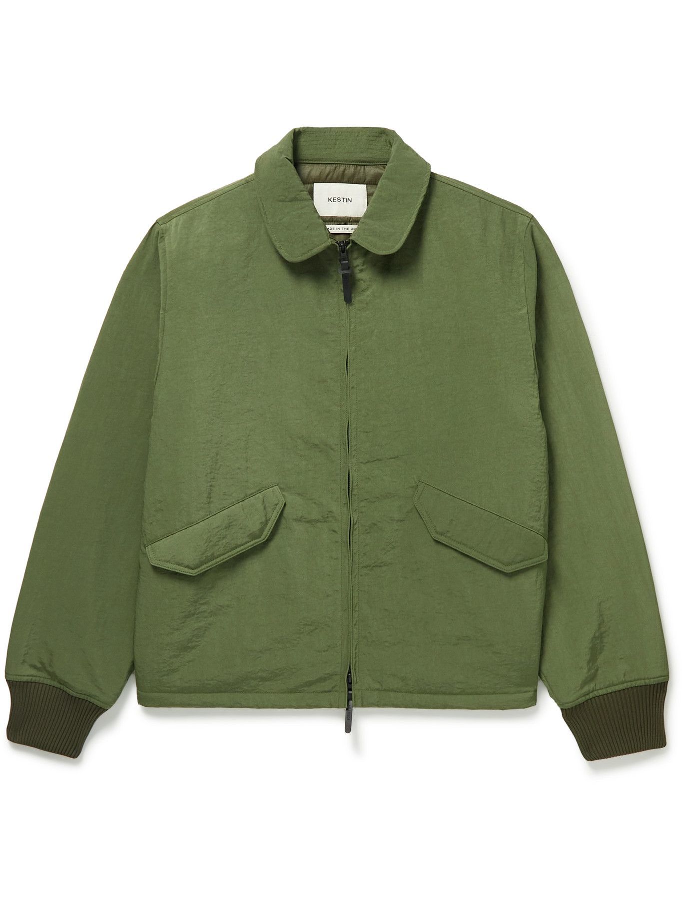 Kestin - Flight Padded Nylon Jacket - Green Kestin Hare