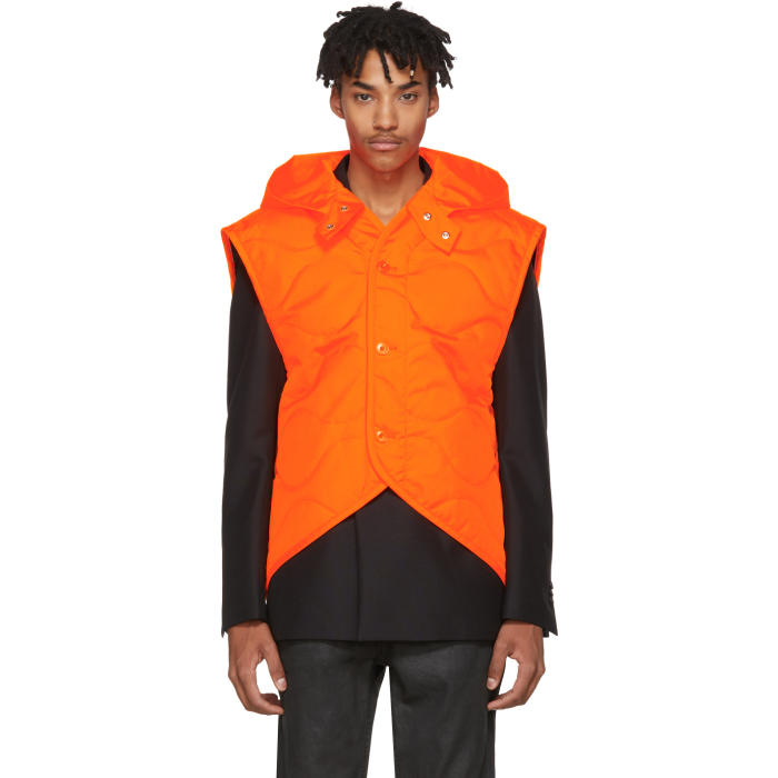 Helmut Lang Orange Quilted NY