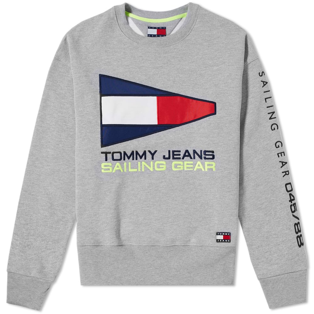 90s sailing logo crew sweatshirt