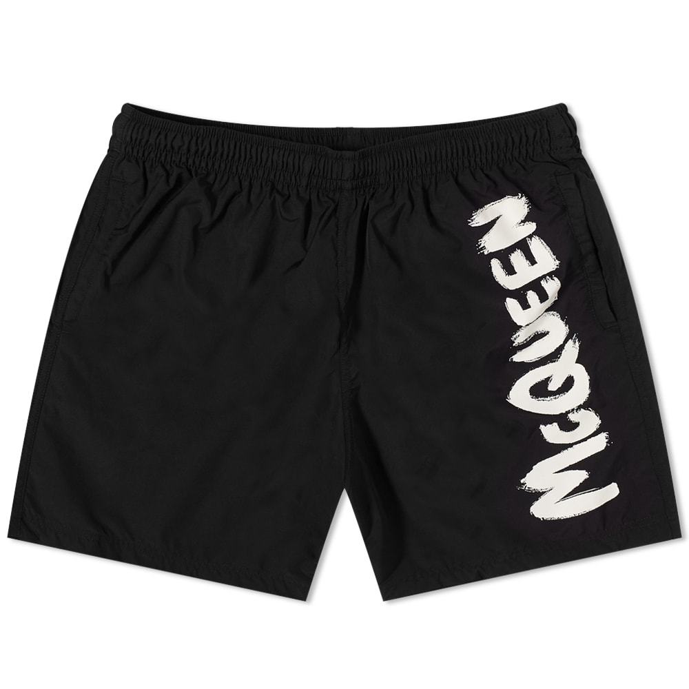 Alexander McQueen Graffiti Logo Swim Short Alexander McQueen