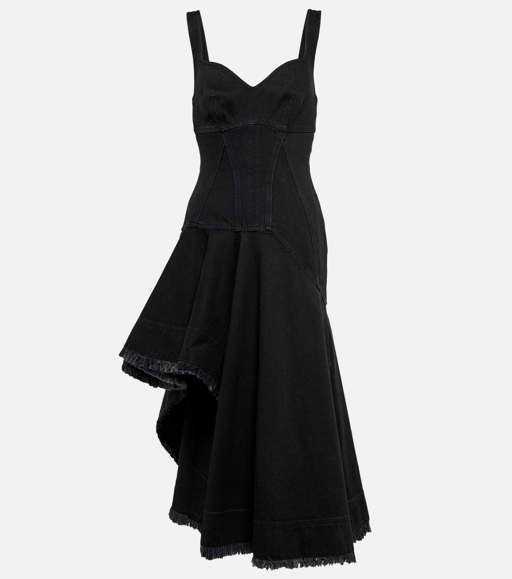 Alexander McQueen Denim midi dress Alexander McQueen