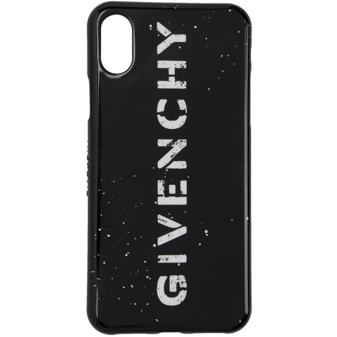 Givenchy Black Rubber iPhone X Case 