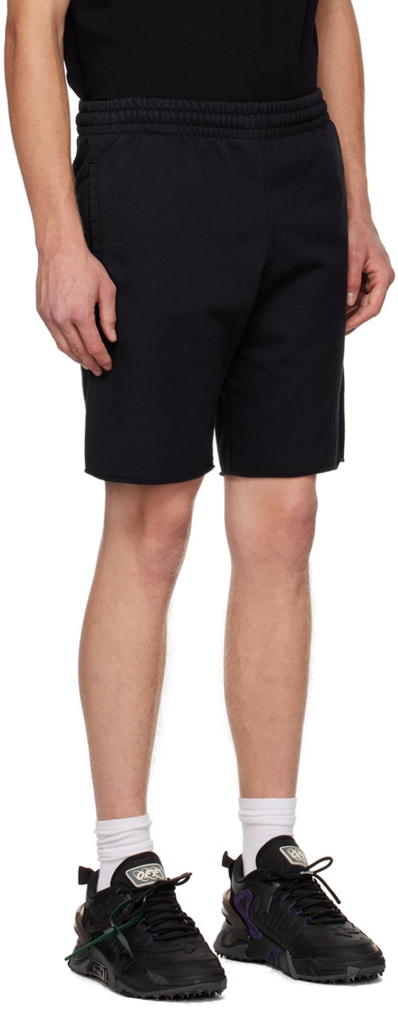 helvetica black shorts