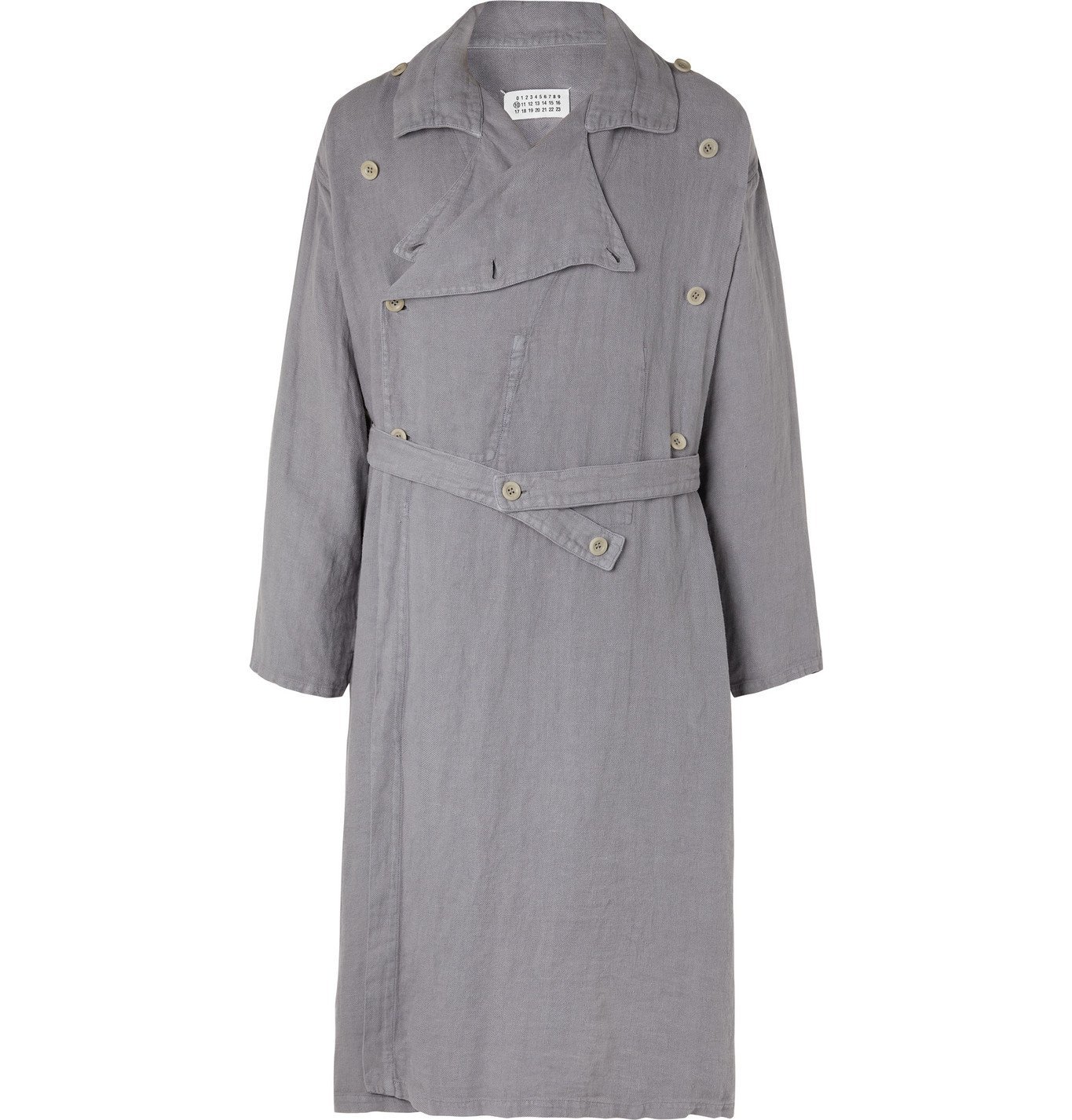 herringbone trench coat