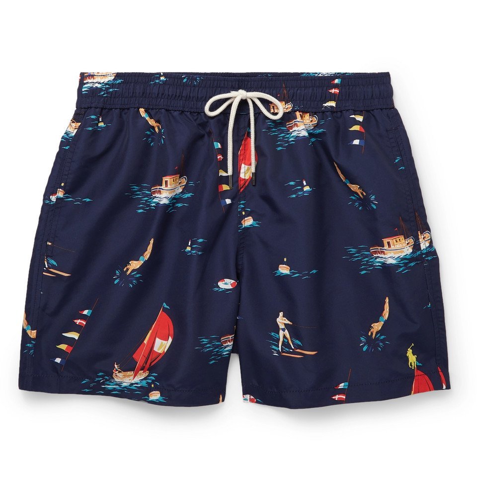 polo ralph lauren printed shorts