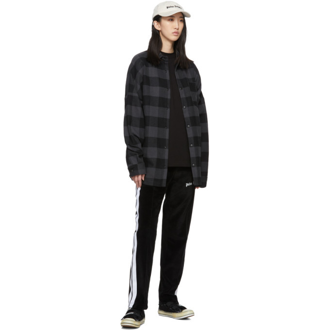 Palm Angels Black Flannel Logo 