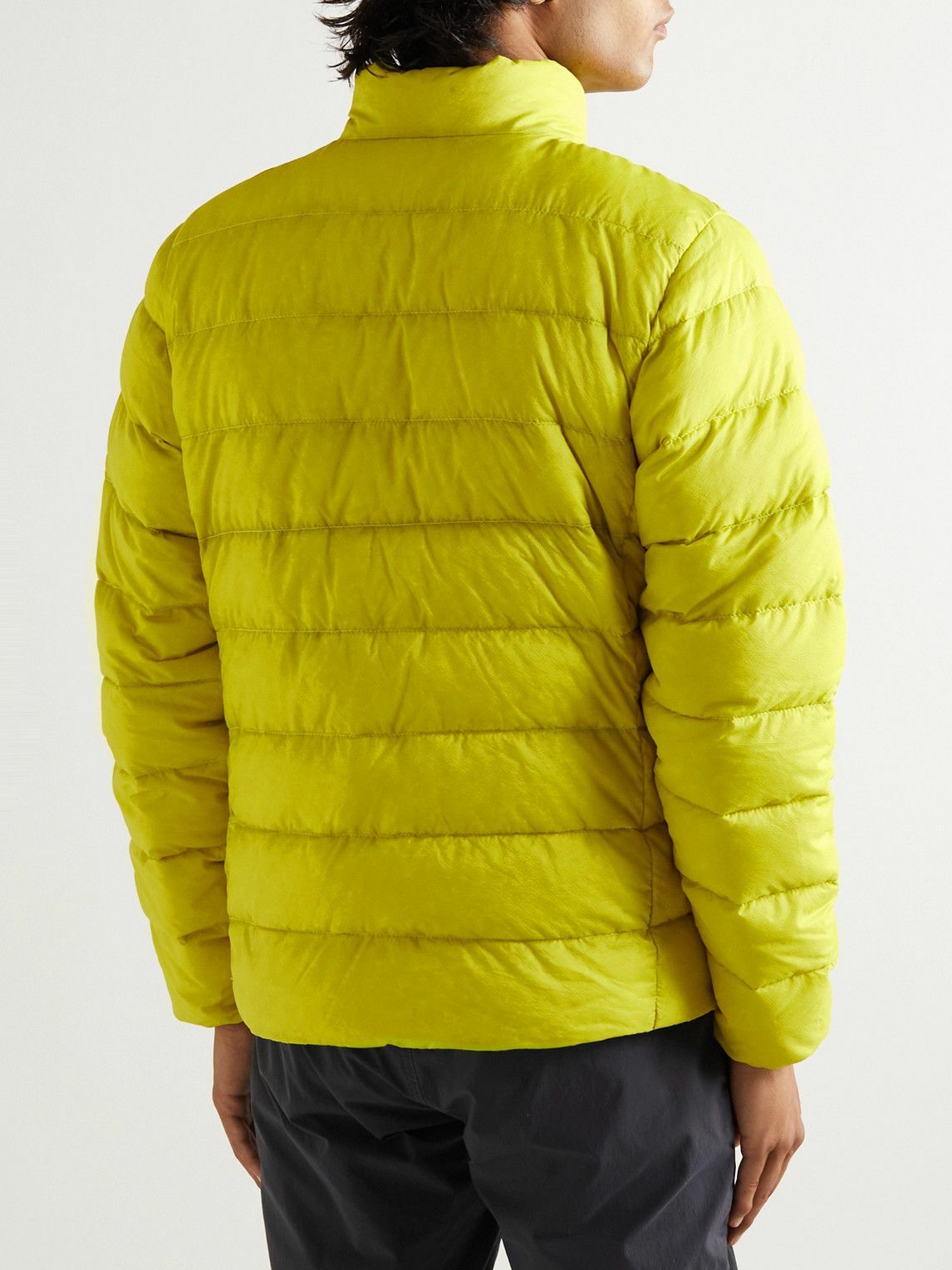 OSTRYA Quilted Ripstop Down Jacket Yellow Ostrya
