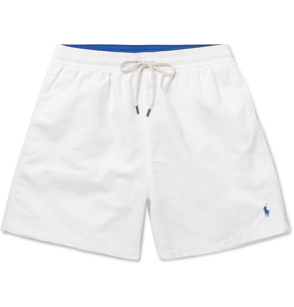 white swim shorts mens