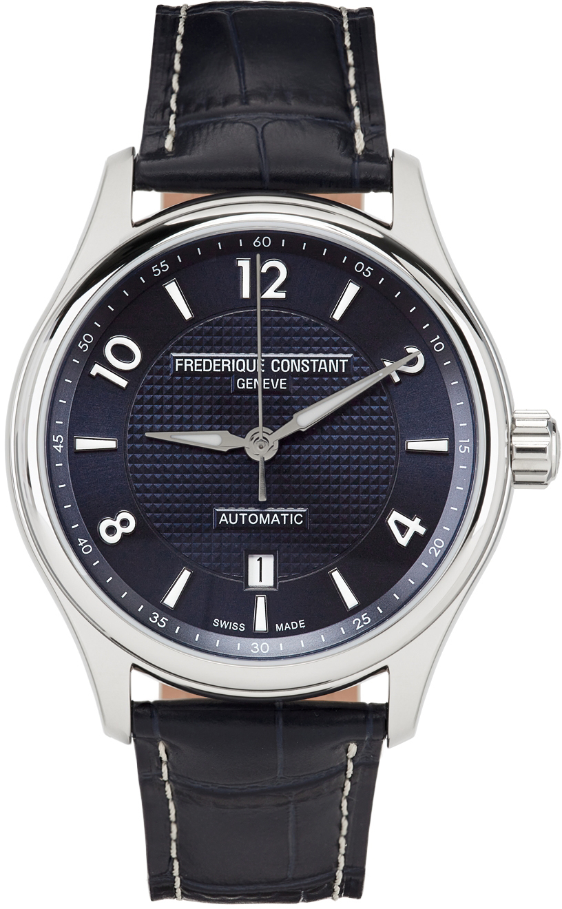 Frédérique Constant Silver & Navy Riva Historical Society Edition Runabout Automatic Watch