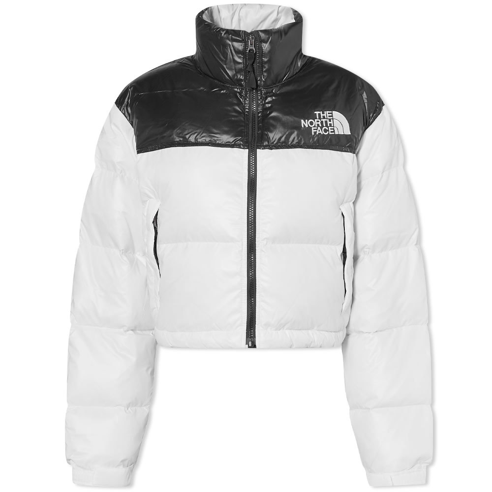 northface cropped puffer jacket