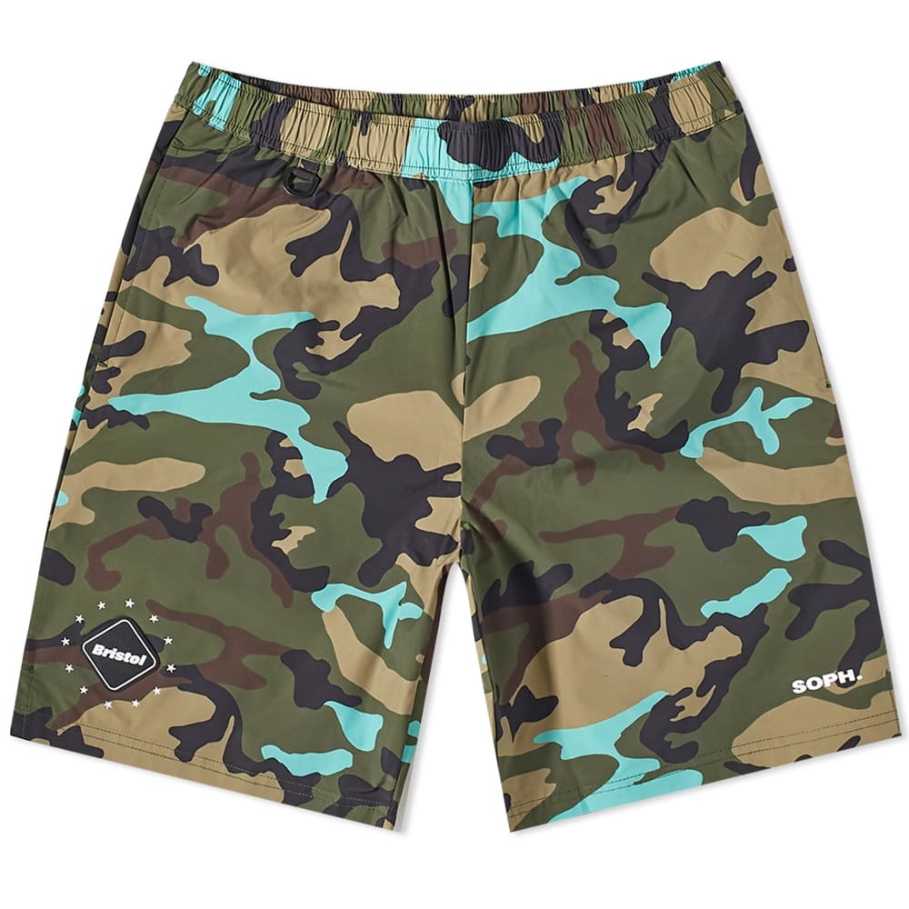 F.C. Real Bristol Men's FC Real Bristol Camouflage Team Short in Khaki ...