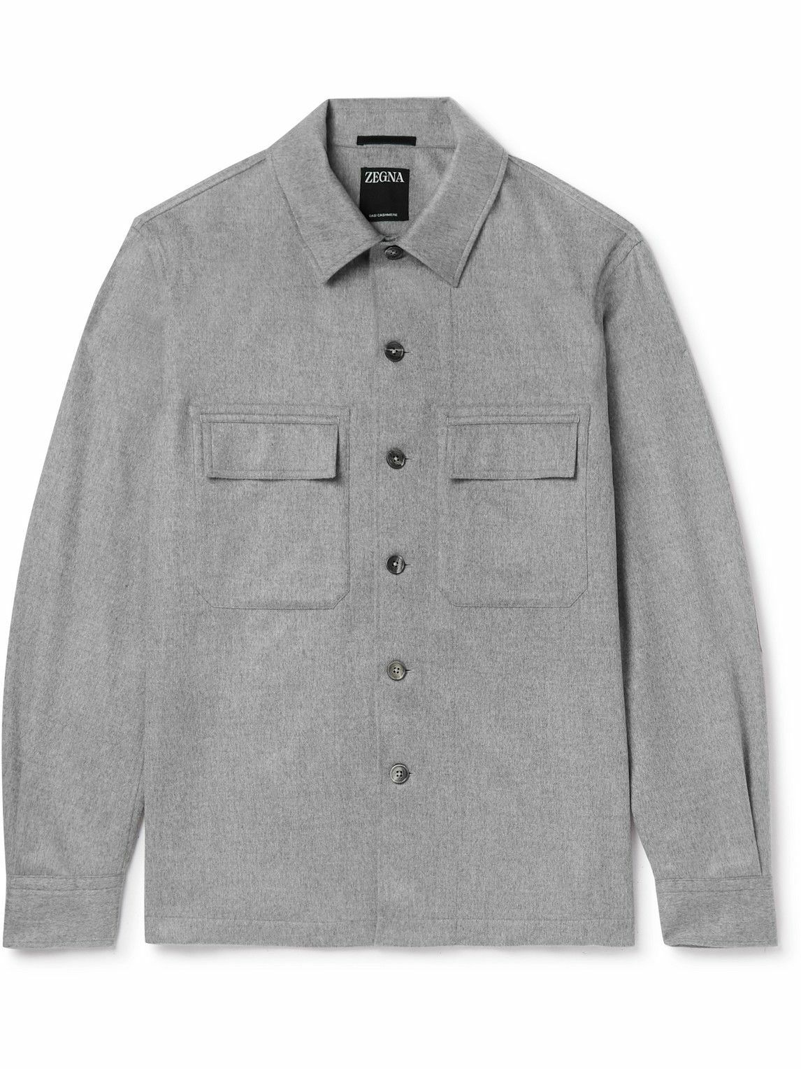 Zegna - Cashmere Overshirt - Gray