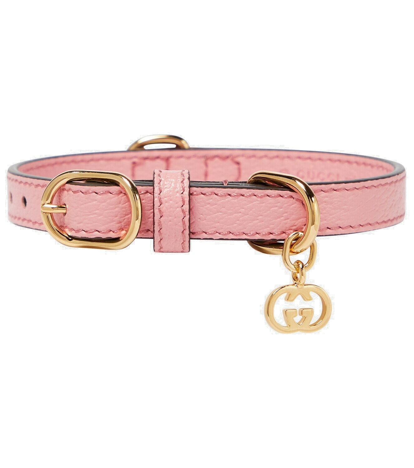 Gucci Interlocking G XS faux leather dog collar Gucci
