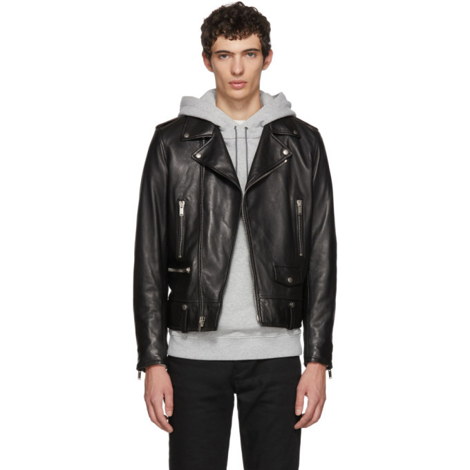 Saint Laurent Black L01 Moto Jacket Saint Laurent