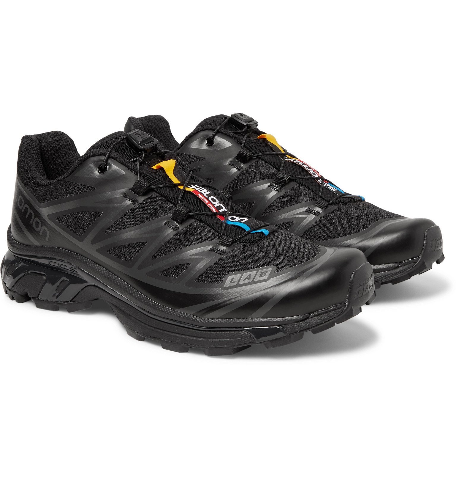 Salomon Slab Xt 6 Softground Lt Adv Mesh And Rubber Running Sneakers