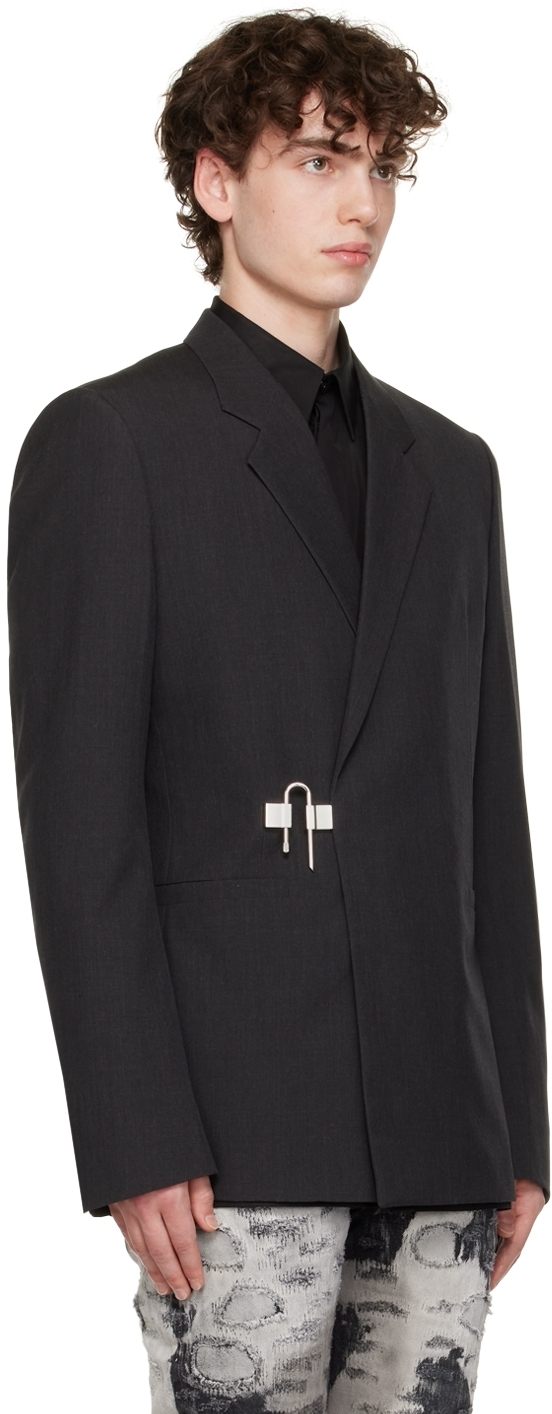 Givenchy Gray U-Lock Blazer Givenchy