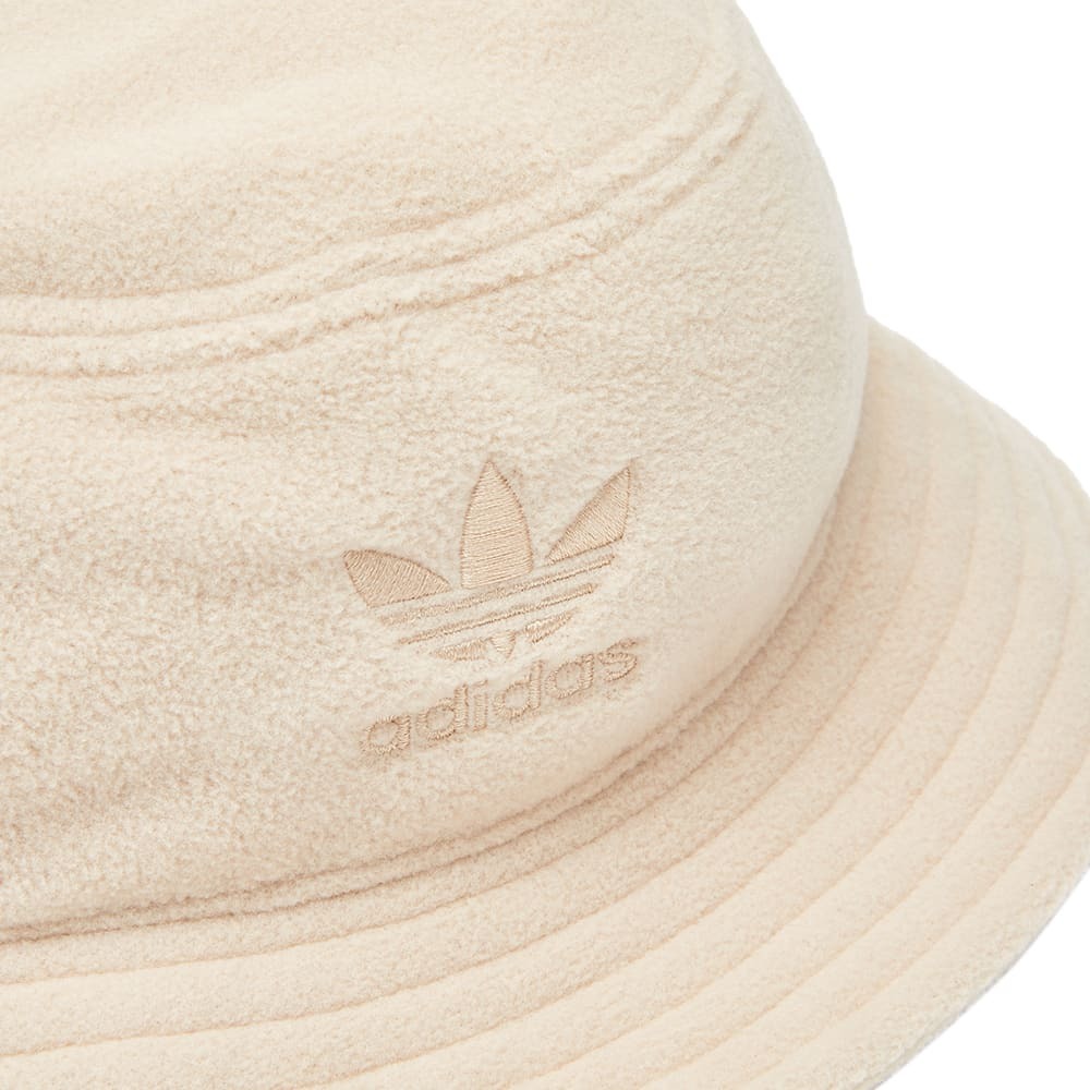 Adidas Beige Fabric Bucket Hat