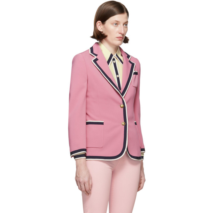gucci pink blazer